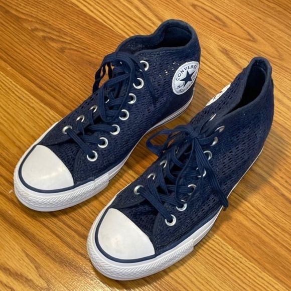 Converse Blue High-Top Sneakers - Picture 2 of 12